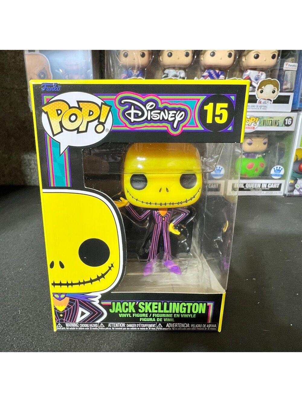 Funko Pop Disney Jack Skellington 15 Blacklight Nightmare Before Christmas Vinyl